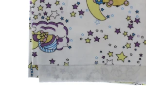 Пелюшка байка Місяць 115*90 см BabyKroha жовта