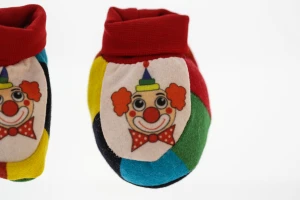 Пінетки трикотажні з червоним Клоуном