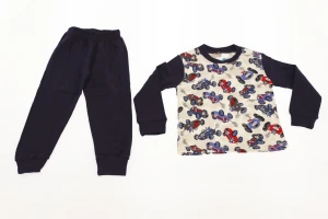 Піжама з довгим рукавом для хлопчика трикотажна
