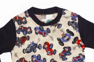 Піжама з довгим рукавом для хлопчика трикотажна