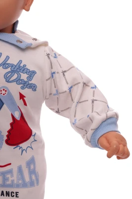 Піжама з довгим рукавом для хлопчика.