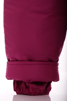 Напівкомбінезон на синтепоні для дівчинки Babykroha темно-малиновий