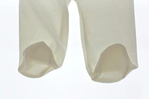 Повзунки трикотажні для дівчинки з метеликом білі