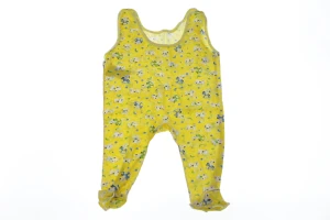 Повзунки на кнопці трикотажні жовті