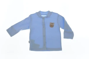 Сорочка для хлопчика трикотажна mini papi блакитна