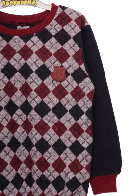 Светр в ромбик