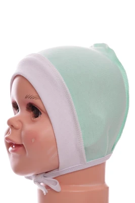 Чіпчик на зав'язках інтерлок Babykroha м'ятний