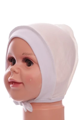 Чіпчик на зав'язках інтерлок Babykroha бежевий