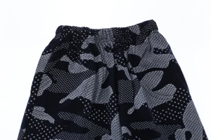 Штани для хлопчика трикотажні камуфляж синій