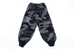 Штани для хлопчика трикотажні камуфляж синій