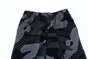 Штани для хлопчика трикотажні камуфляж синій