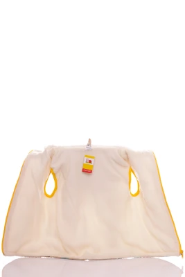 Жилетка на флісі для дівчинки Babykroha з капюшоном Бджілки бежева