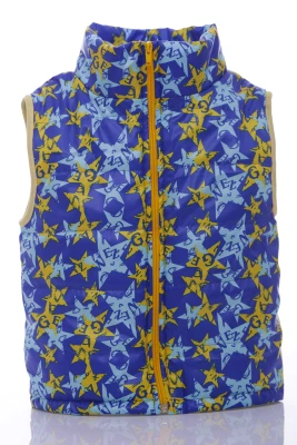 Жилетка для хлопчика на флісі Babykroha в Зірки синя