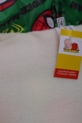 Жилетка для хлопчика на флісі Babykroha із принтом Spider Man зелена