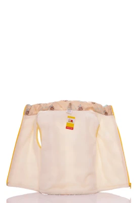 Жилетка на флісі для дівчинки Babykroha з бджілками бежева