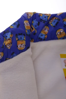 Жилетка для хлопчика на флісі Babykroha з принтом Міньйон синя