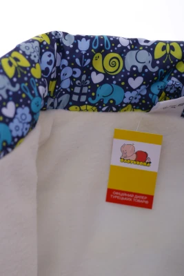 Жилетка для хлопчика на флісі Babykroha зі звірятками синя