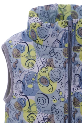 Жилетка на флісі в галактику сіра