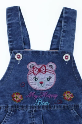 Комбінезон джинсовий для дівчинки Кітті синій
