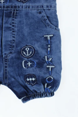 Джинсовий комбінезон для хлопчика Тik-tok синій