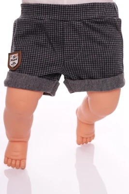 Футболка з шортами для хлопчика трикотажні Джентельмен сірий