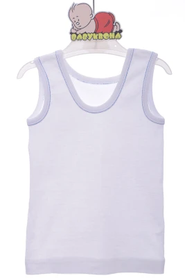 Майка з трусами для хлопчика трикотажні однотонна білий