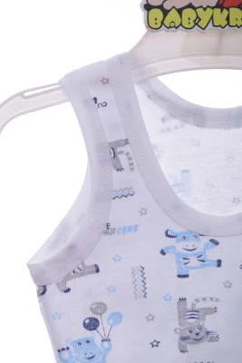 Майка з трусами для хлопчика трикотажні синій