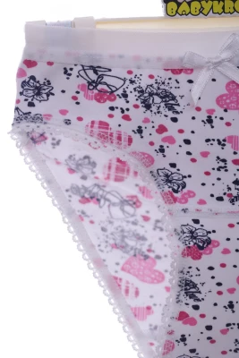 Майка з трусами для дівчинки трикотажні рожевий котик