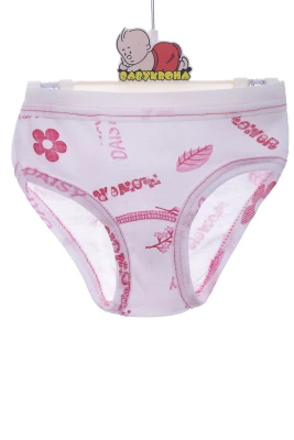 Майка з трусами для дівчинки трикотажні рожеві flowers