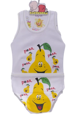 Майка з трусами для хлопчика трикотажні груша жовтий