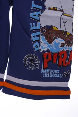 Бриджі для хлопчика трикотажні баскетбол синій