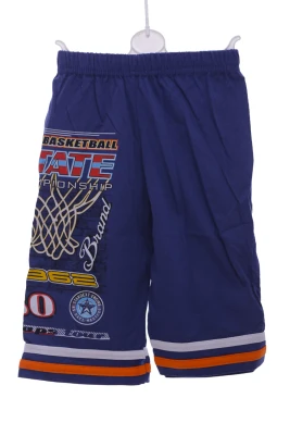 Бриджі для хлопчика трикотажні баскетбол синій