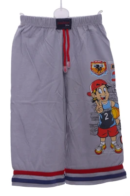 Бриджі для хлопчика трикотажні баскетбол сірий