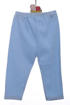 Піжама з довгим рукавом для хлопчика трикотажна сніжинка блакитний