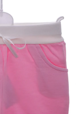 Шорти трикотажні для дівчинки з дівчинкою рожевий