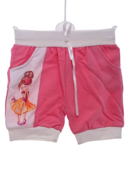 Шорти трикотажні для дівчинки з дівчинкою рожевий