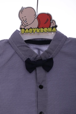 Сорочка з шортами для хлопчика трикотажний з Метеликом синій