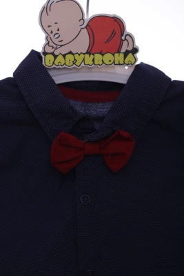 Сорочка з шортами для хлопчика трикотажний з метеликом червоний