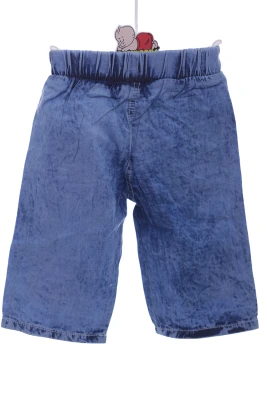 Бриджі джинсові для дівчинки стрази блакитний