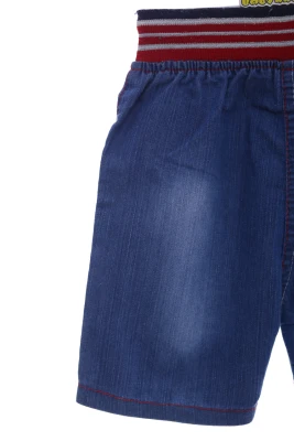 Шорти джинсові для дівчинки сонечко блакитний