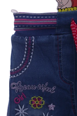 Джинсові бриджі для дівчинки beautiful блакитний