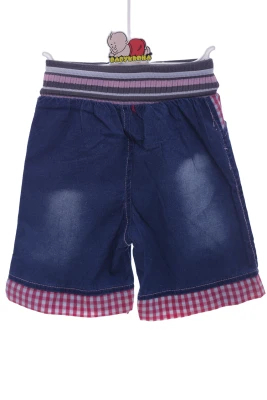 Бриджі джинсові для дівчинки метелик синій