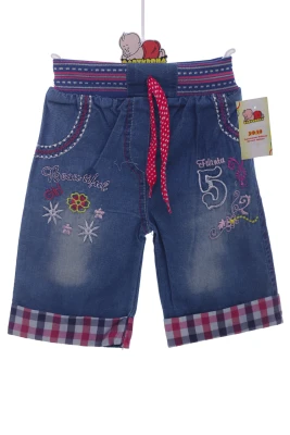 Бриджі джинсові для дівчинки 5 блакитний