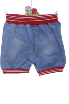 Джинсові шорти для дівчинки з квіткомблакитний