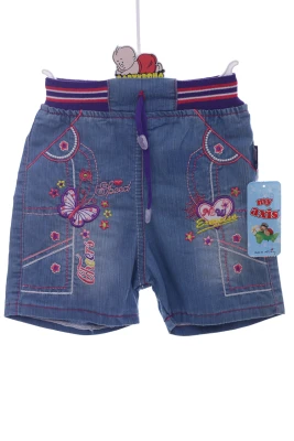 Шорти джинсові для дівчинки з метеликом блакитним