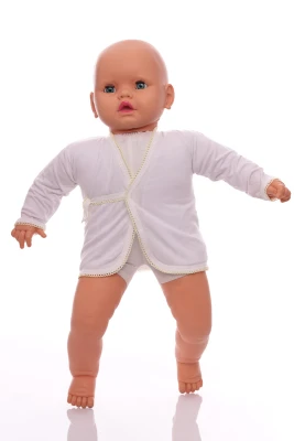 Сорочка з довгим рукавом трикотажна жовтий