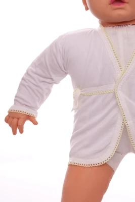 Сорочка з довгим рукавом трикотажна жовтий