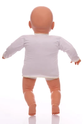 Сорочка з довгим рукавом трикотажна жовтий