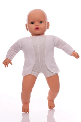 Сорочка з довгим рукавом трикотажна блакитний