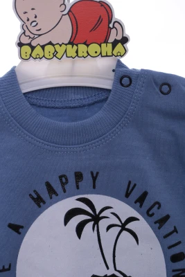 Шорти з футболкою для хлопчика Summer блакитний